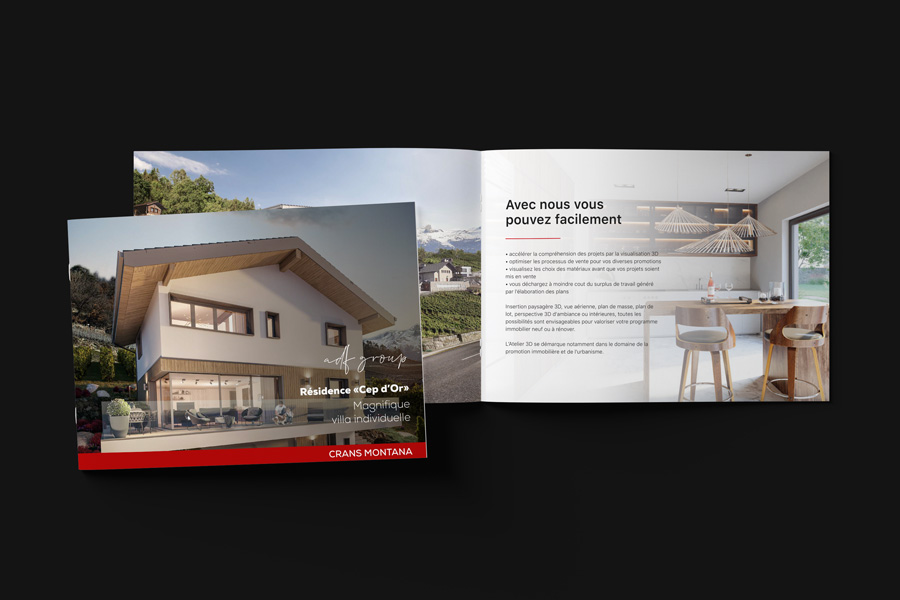 Crans Montana - Graphic Design, Catalog Design