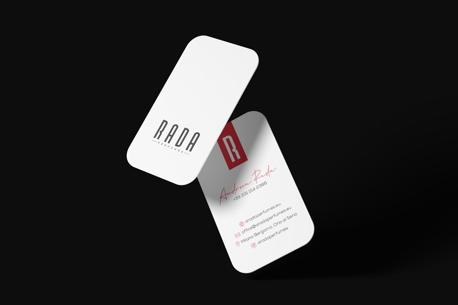Rada Perfumes - Visit Cards, Graphic Design