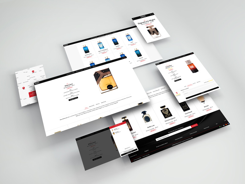 Rada Perfumes - E-commerce, Web Development